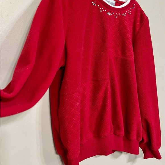 Women’s Fleece Top By Alfred Dunner. Size PM - Picture 5 of 10